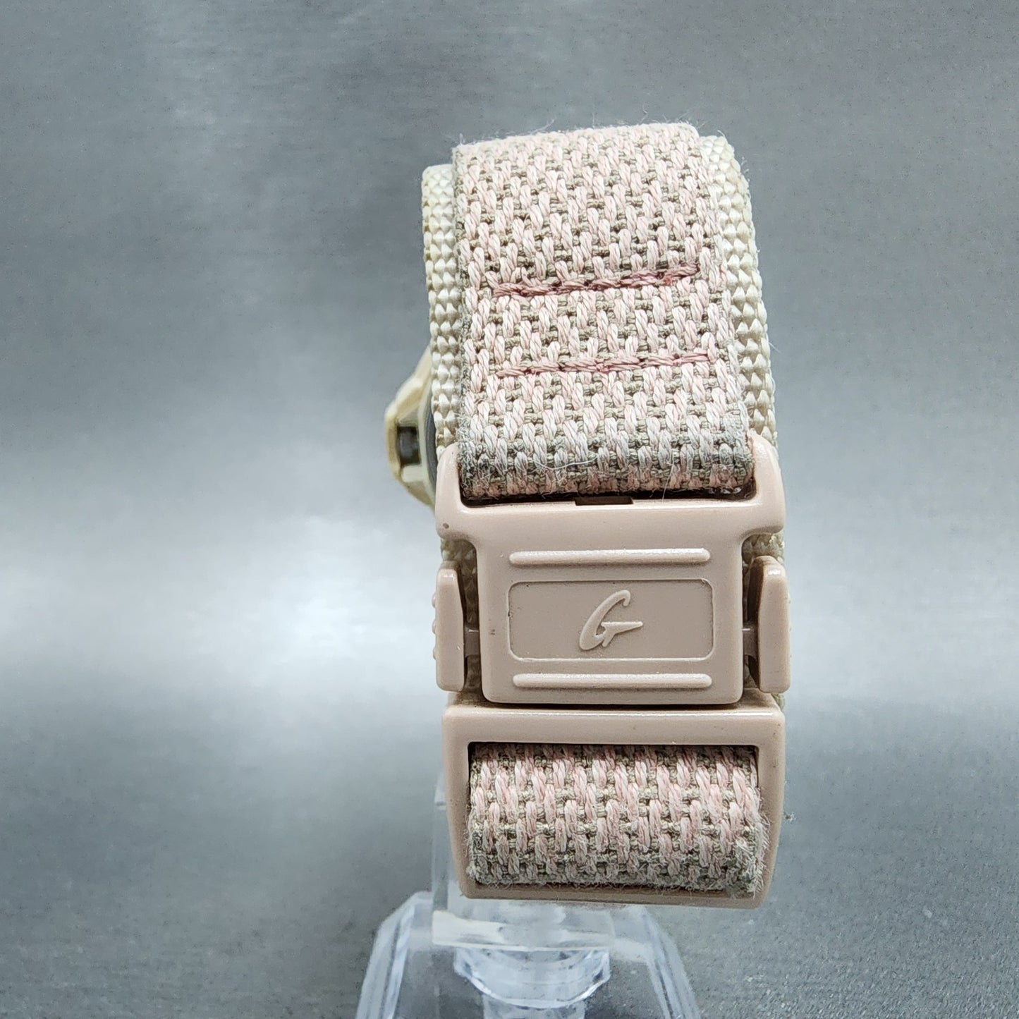 Casio BabyG BG31 Watch Women 40mm Cream Dial Brown Tone Round New Battery7