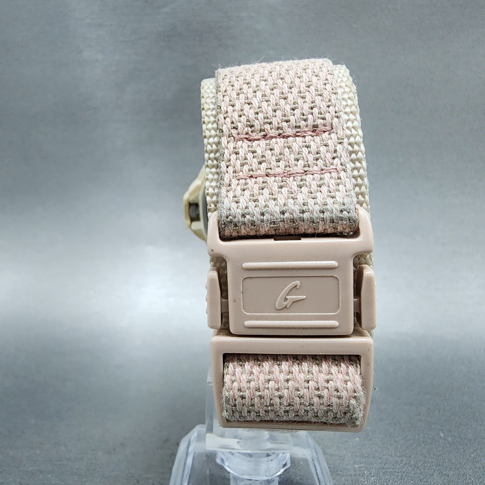 Casio BabyG BG31 Watch Women 40mm Cream Dial Brown Tone Round New Battery7