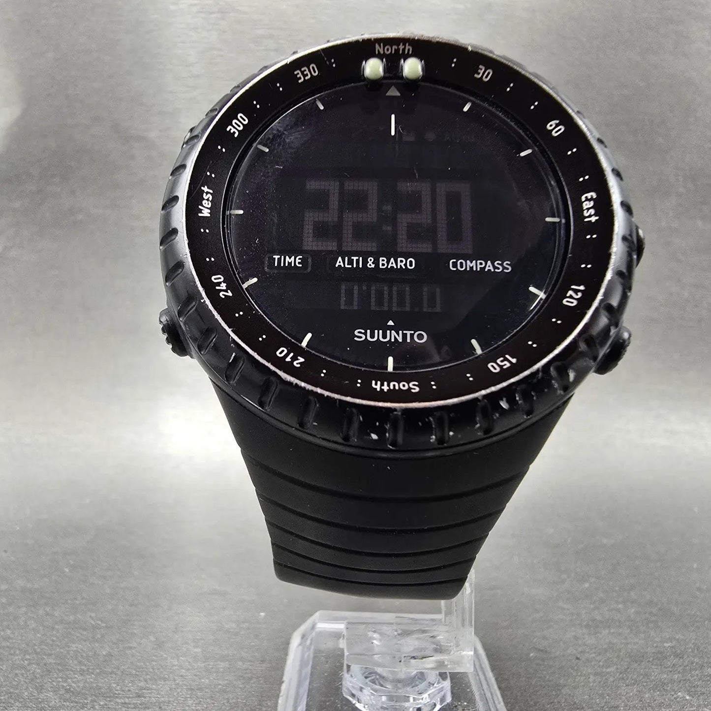 Suunto Core Watch Men 50mm Black Digital Alti Baro Compass Round PARTS6