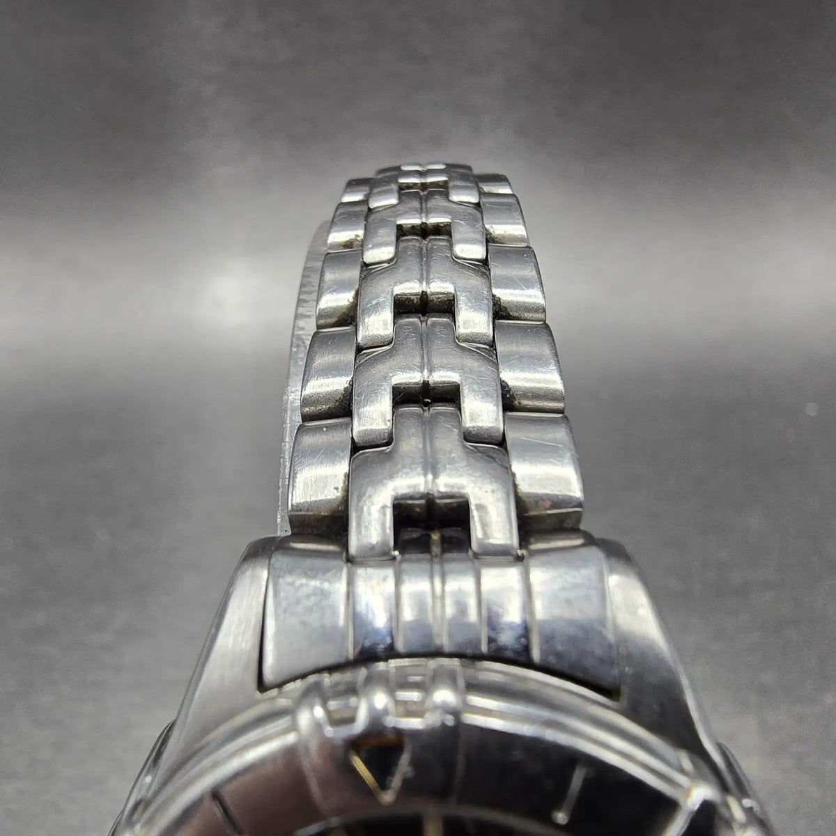 Swiss Military Automatic Dive Watch Women 30mm Black Dial Steel Daydate Works6
