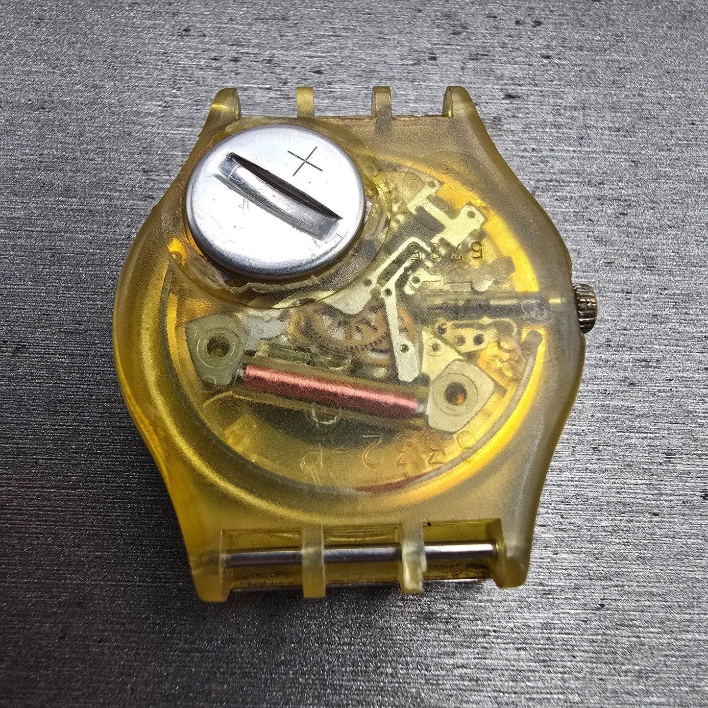 Swatch Golden Sphere Watch Men 39mm Skeleton Dial Silver Case GX102 New Battery6
