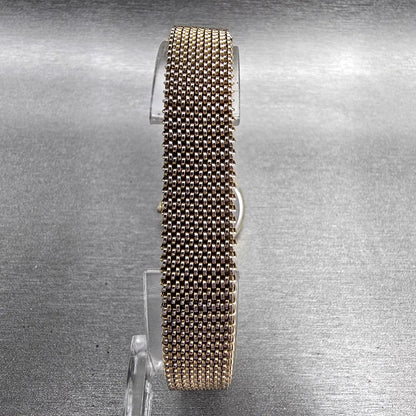 Seiko Watch Women 23mm White Dial Gold Tone Round 7321-0100 New Battery VTG JP37