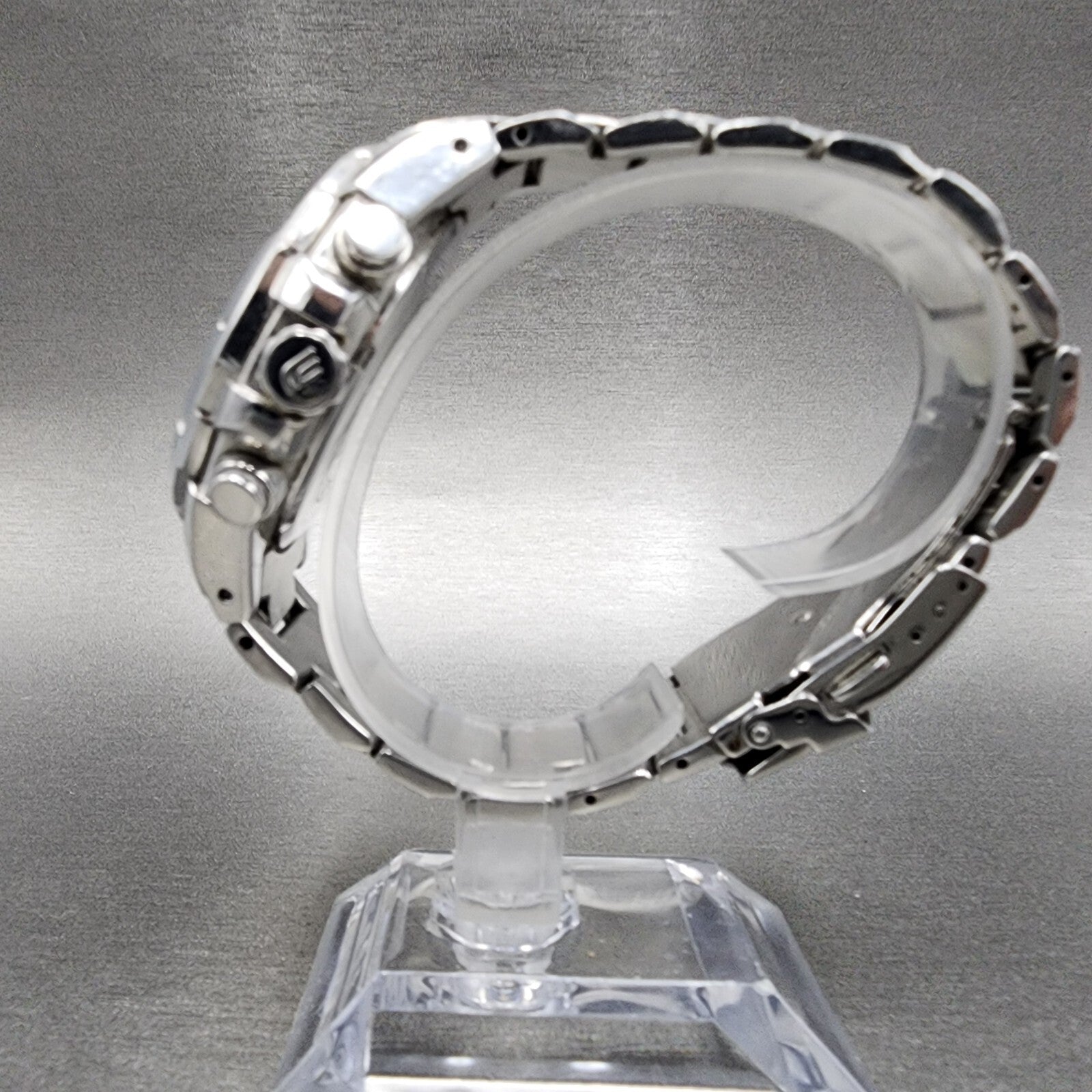 Casio Edifice Chronogrpah Watch Men 46mm White Dial Steel Round EF535DJ New Bat6