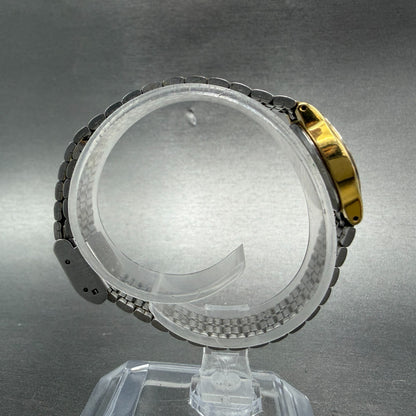 Seiko SX Watch Women 19mm White Dial Two Tone Round V401-0091 New Battery Round8