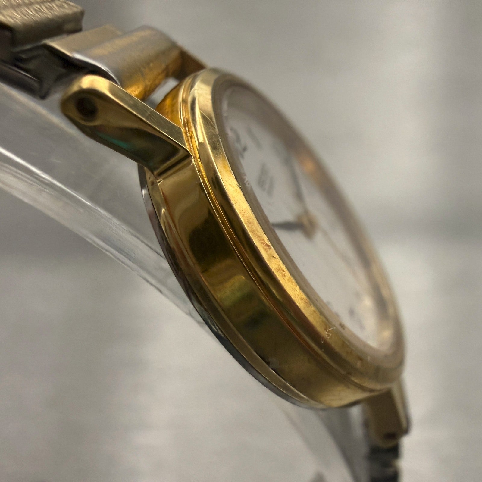 Seiko Watch Women 22mm White Dial Gold Tone Round 7321-0100 New Battery3