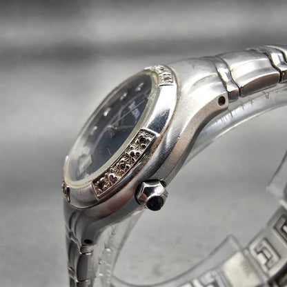 Bulova Watch Women 26mm MOP Dial Silver Tone Diamonds Date 96R20 New Battery2