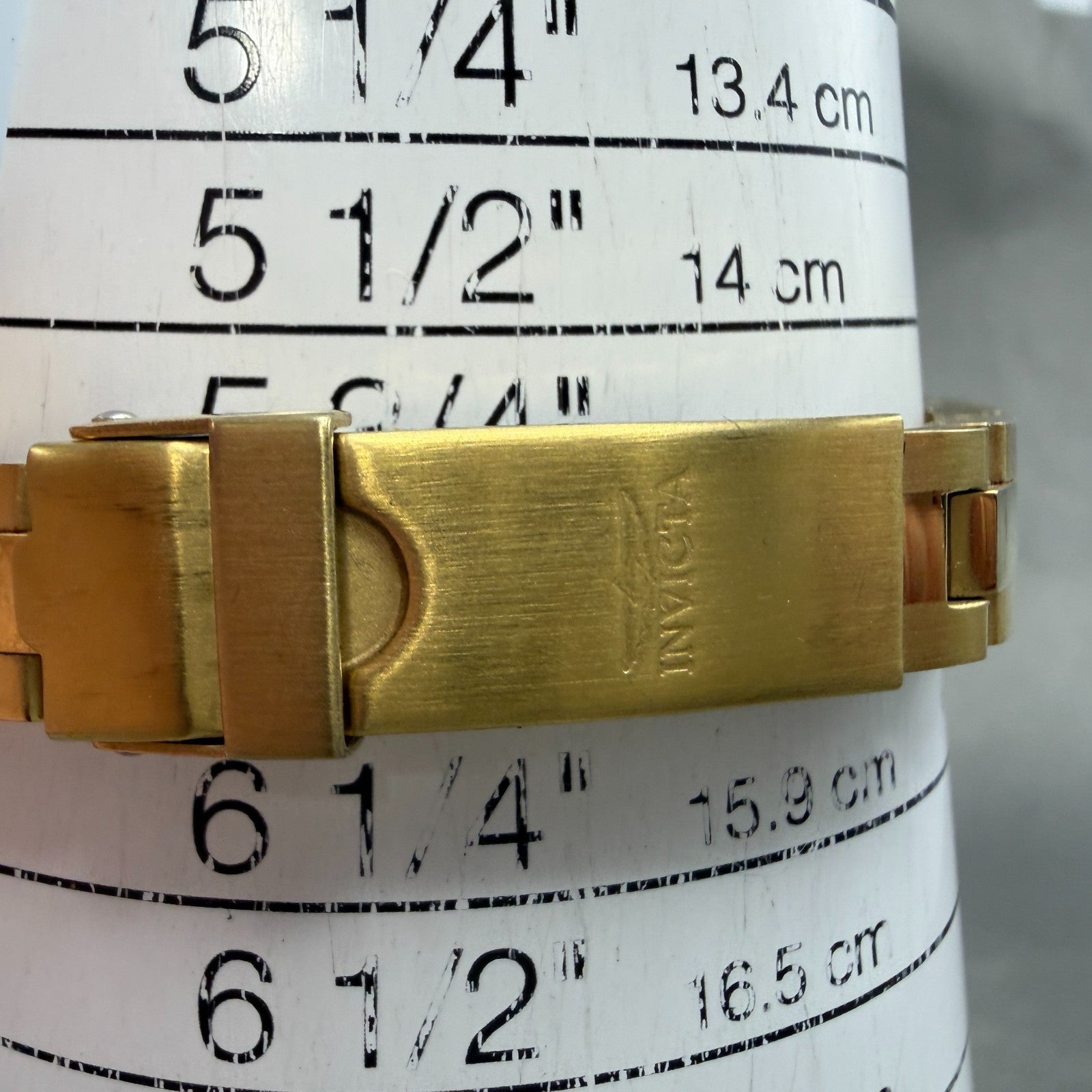 Invicta Pro Diver Watch Women 25mm Champagne Dial Gold Tone Date 14987 New Batt10
