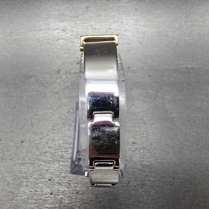 Citizen Eco-Drive Watch Women 14mm Black Dial Two Tone Diamond G620-S044553 Runs7
