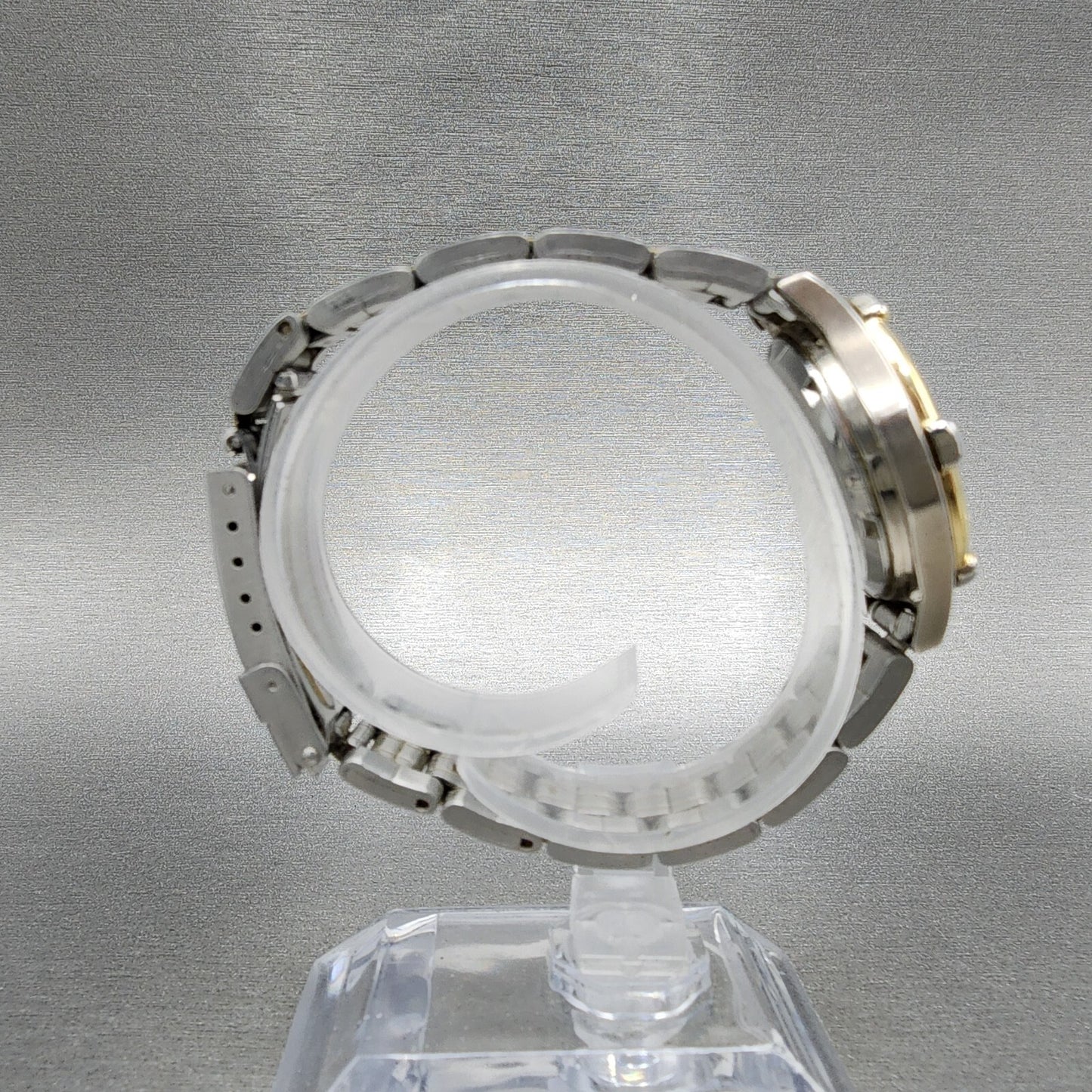 Wenger SAK Design Watch Women 29mm White Dial Two Tone Date Round New Batt A18