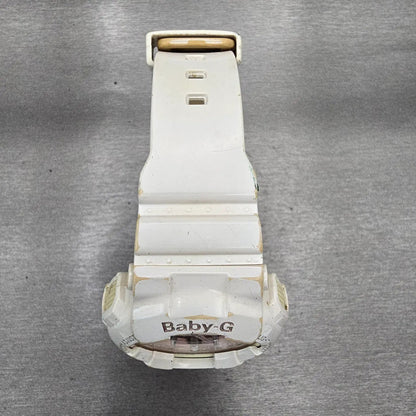 Casio Baby-G BA-110 Watch Women 42mm Rose Gold Dial White Chrono Alarm New Batt4