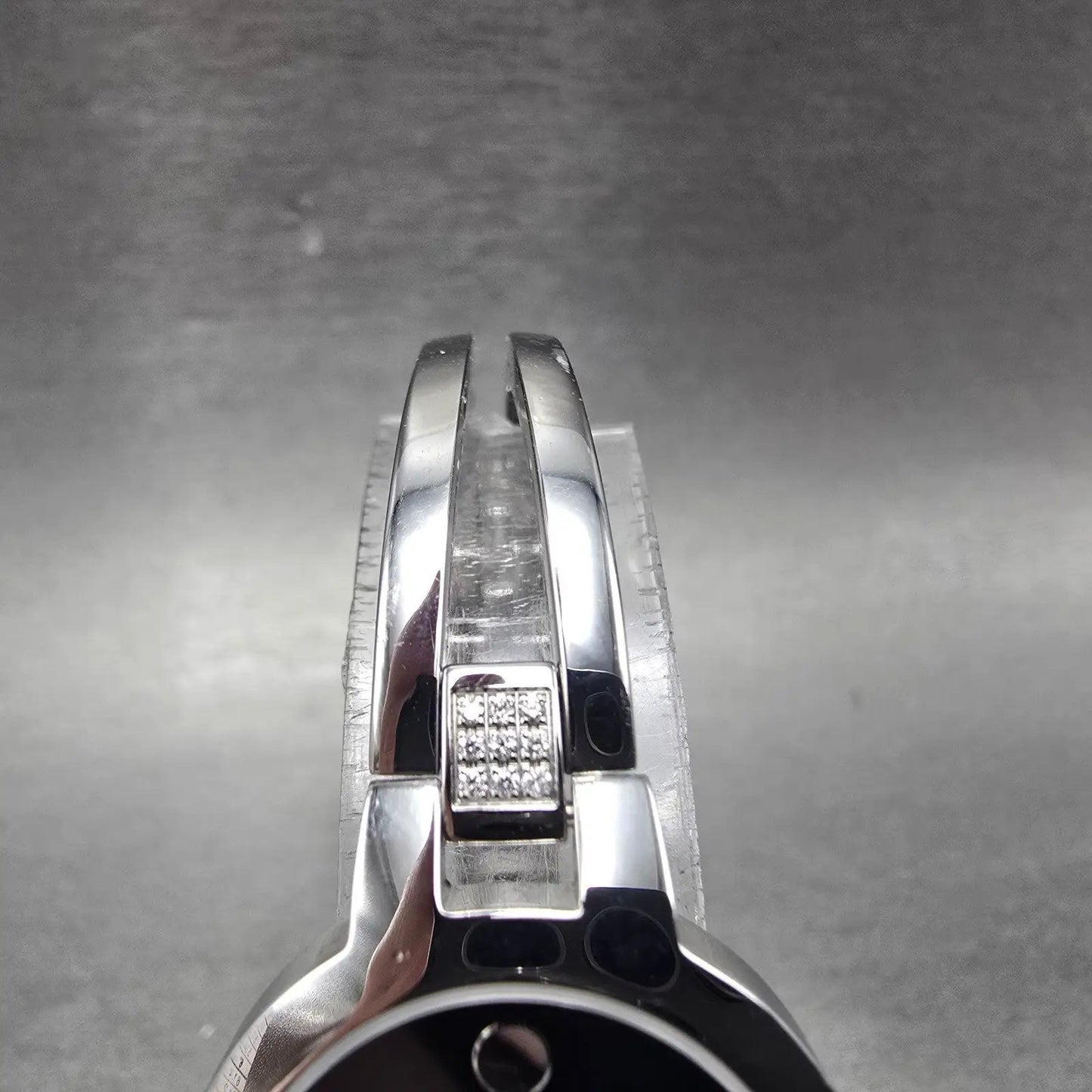 Movado Amorosa Watch Women 24mm Black Dial Silver Tone 52.3.14.1438 new Battery4