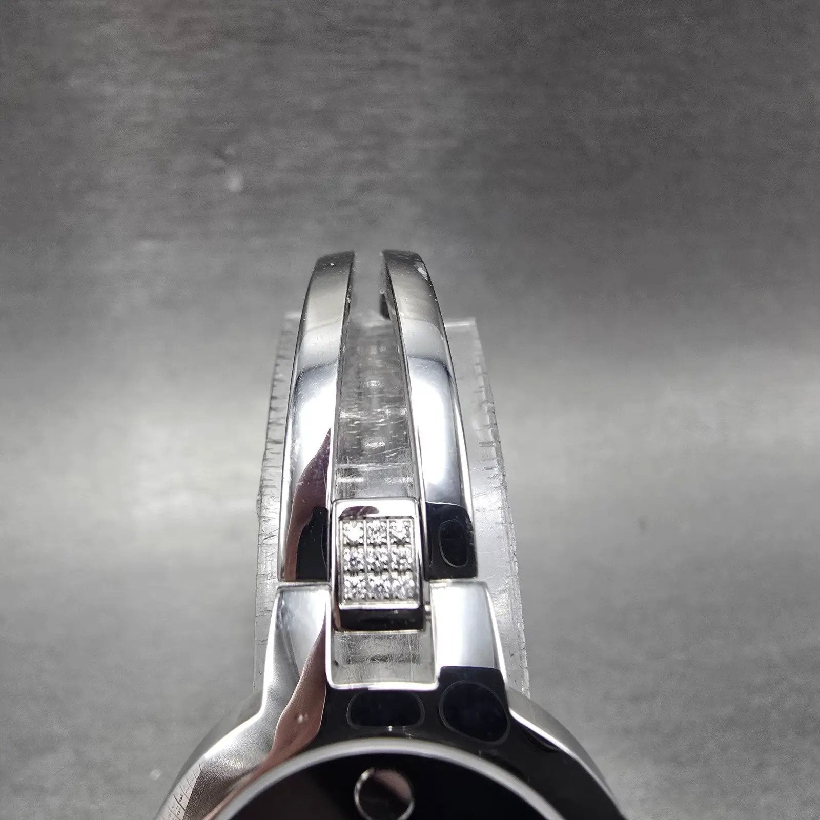 Movado Amorosa Watch Women 24mm Black Dial Silver Tone 52.3.14.1438 new Battery4