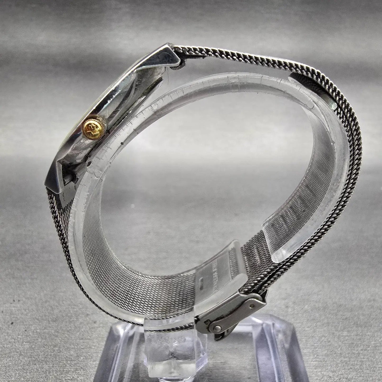 Skagen Slimline Watch Women 28mm Silver Dial Silver Tone Round 233SGSC New Batt6