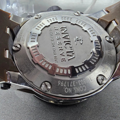 Invicta Reserve Specialty II Chronograph Watch Men 51mm Brown Dial Black Date10