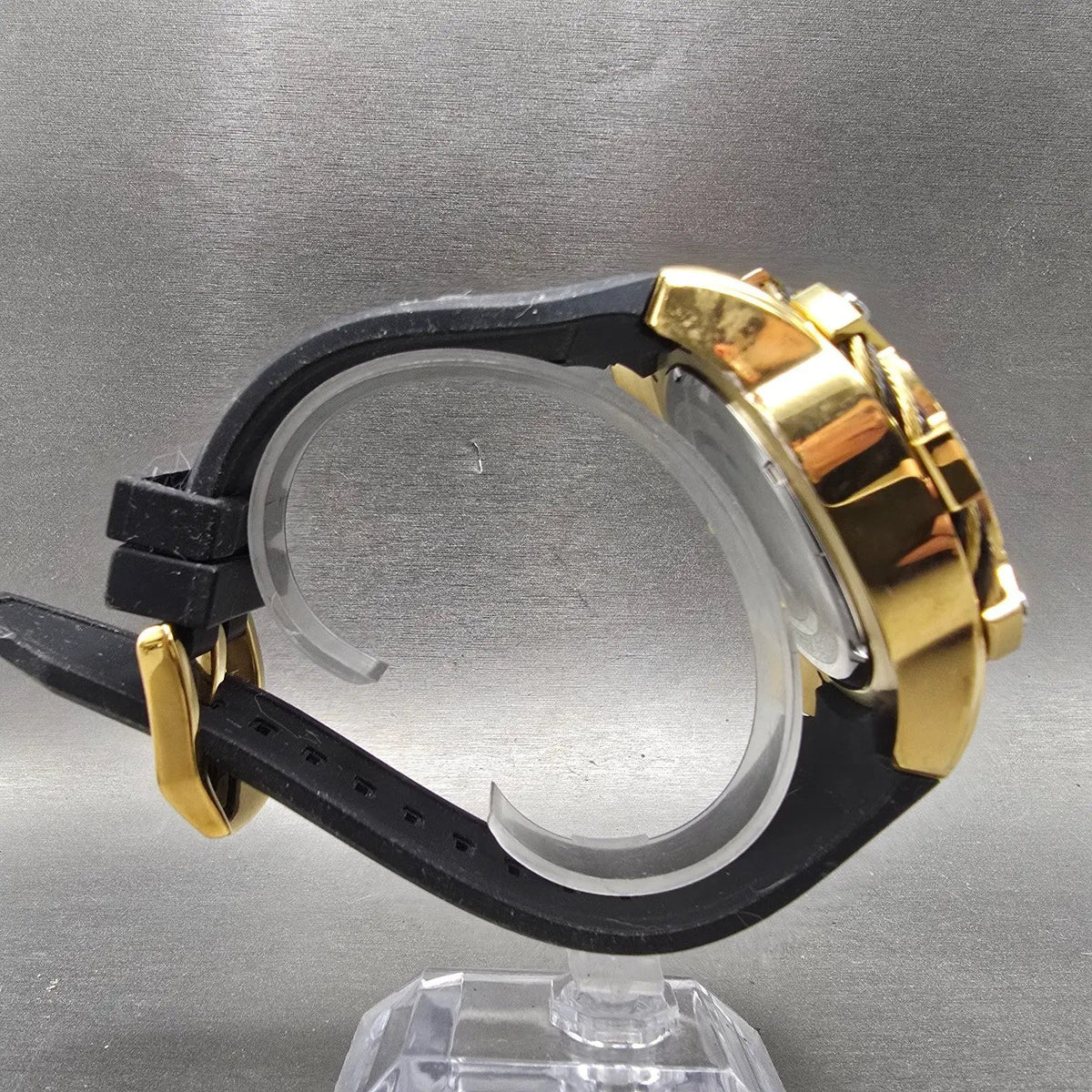 Invicta Bolt Chronograph Watch Men 51mm Gold Dial Gold Tone Date 27283 New batt8
