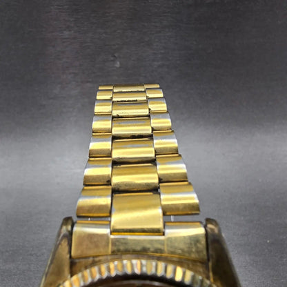 Seiko President Watch Men 36mm Champagne Dial Gold Tone READ!! 6923-8080 New Bat5