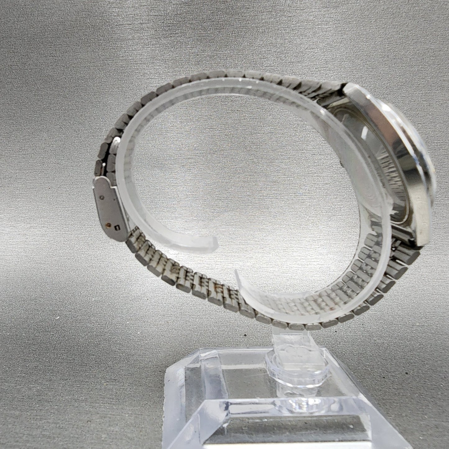 Seiko lord Matic Watch Men 36mm White Dial Silver Tone Daydate 56067000 PARTS8