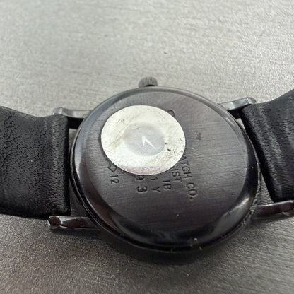 Citizen Noblia Watch Women 24mm Black Dial Black Tone Round  Leather Band PARTS10