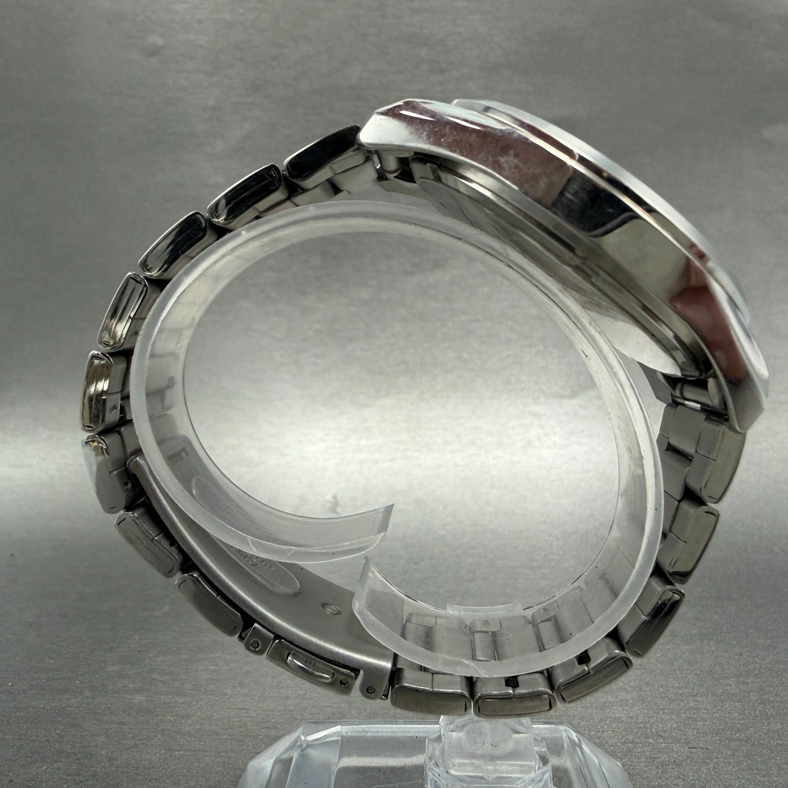 Citizen Watch Men 42mm Silver Dial Silver Tone Date 1112-S093368 New Battery8