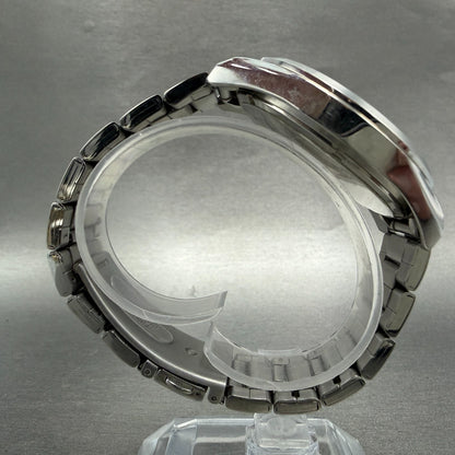 Citizen Watch Men 42mm Silver Dial Silver Tone Date 1112-S093368 New Battery8