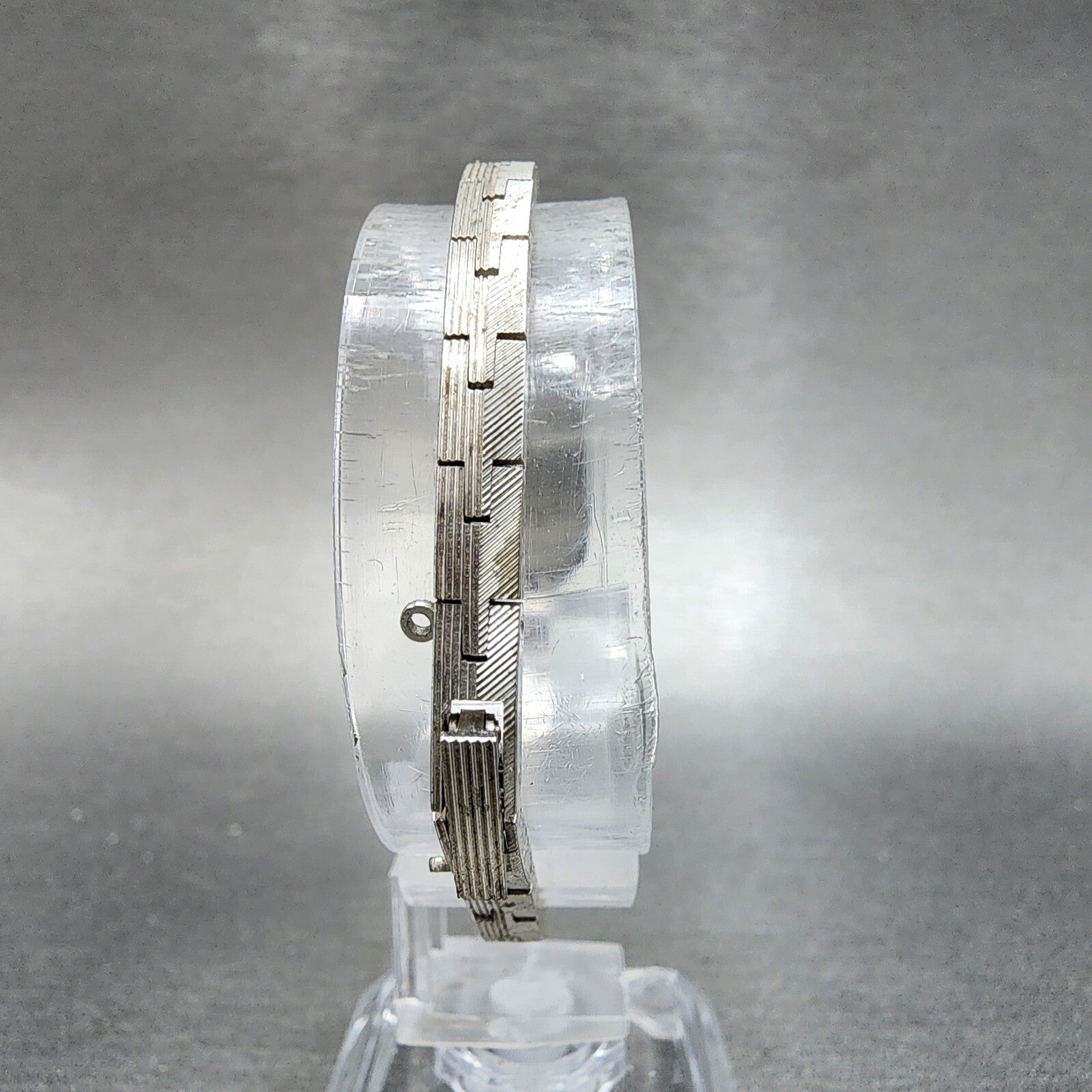Fine Seiko Watch Women 13mm Silver Dial Gold Plated Rectangle Manual Wind Runs7