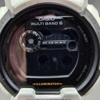 Casio G-Shock GWX-8900B Watch Men 53mm White Black Alarm Chronograph Solar Runs1