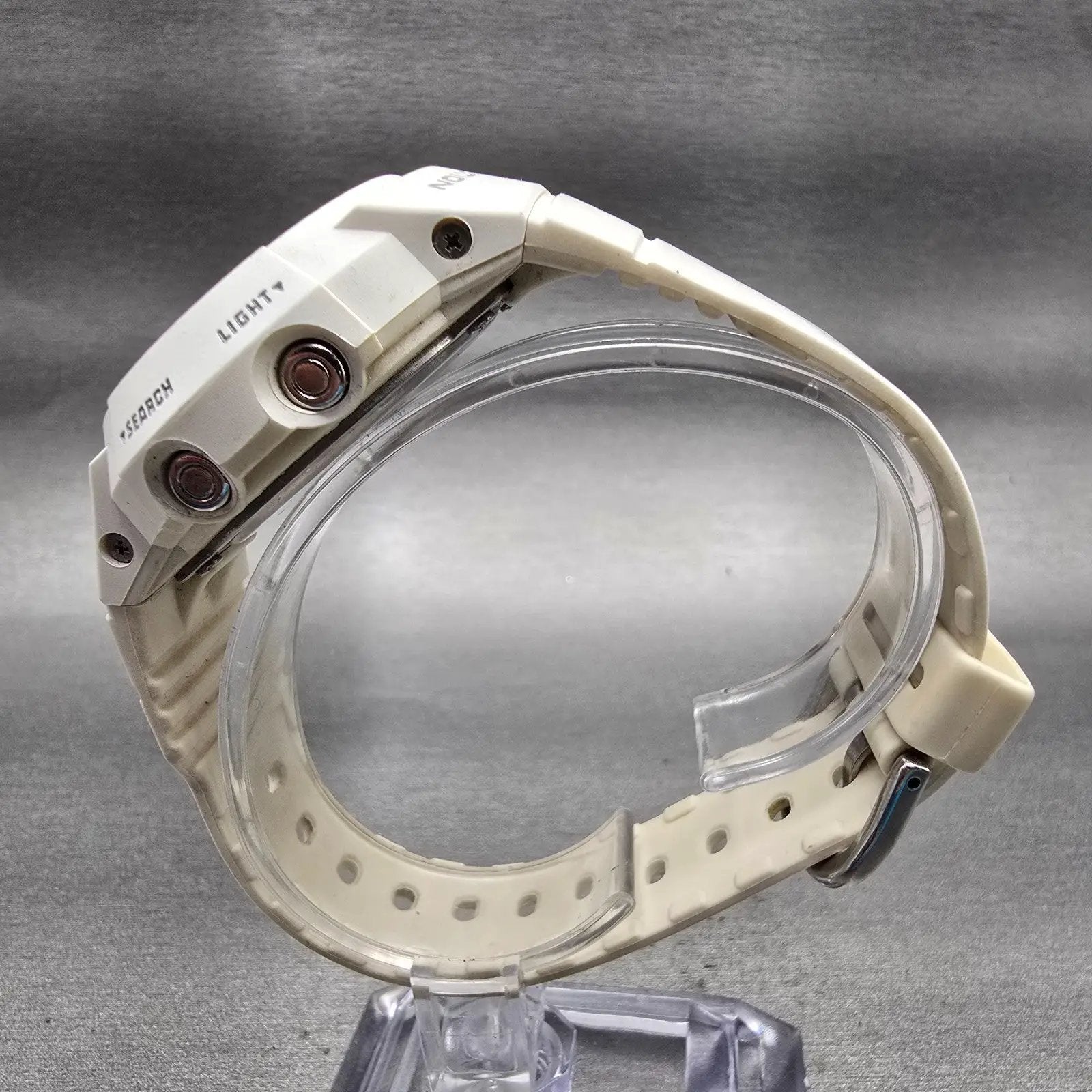 Casio G-Shock Mini GMN-50 Watch Women White White Chrono Alarm New Battery READ6