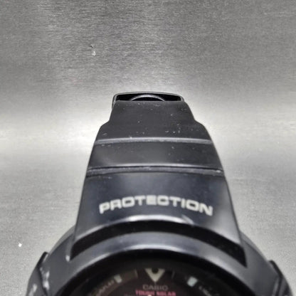 Casio G-Shock AWG-500J Watch Men 48mm Black Dial Black Alarm Chronograph Solar4