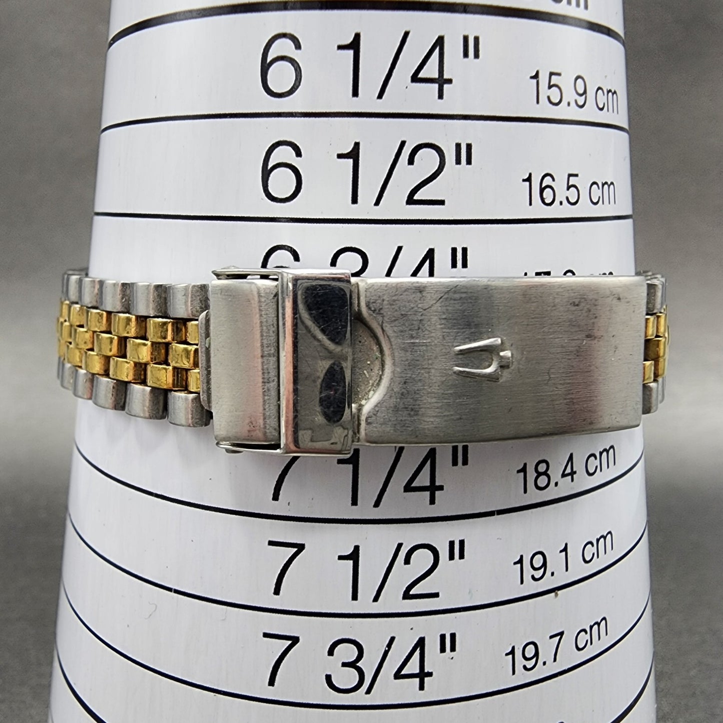 Bulova Marine Star Watch Women 24mm Gold Dial Two Tone Date Round New Battery10