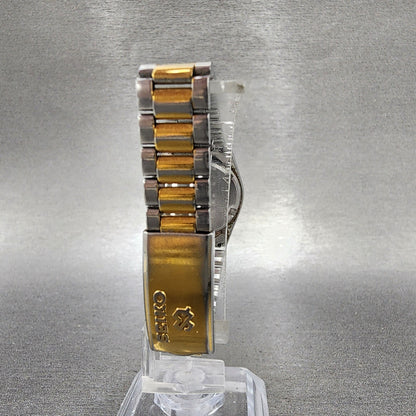 Seiko SQ Watch Women 24mm Silver Dial Two Tone Daydate 3e230a69 New Battery7