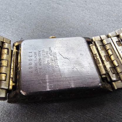 Seiko 7N01 Quartz Movement Works W/Case And Hands Vintage13