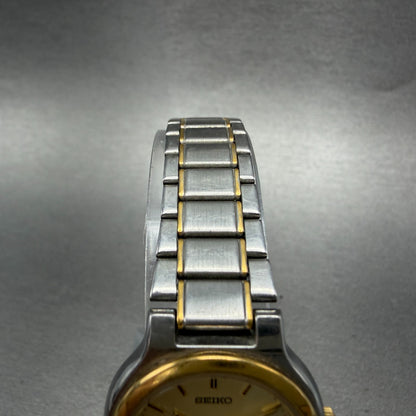 Seiko Spirit Watch Women 25mm Champagne Dial Two Tone Round 7N01-6A80 New Batter4