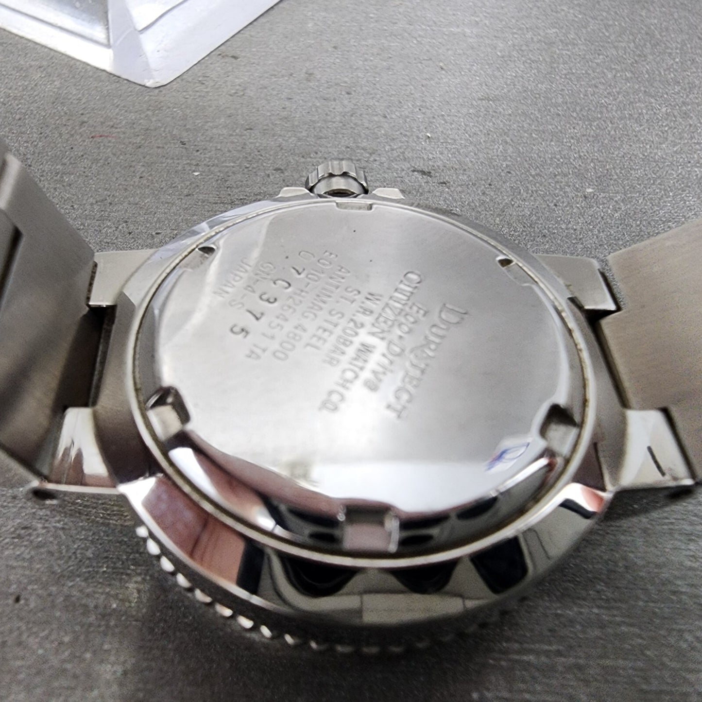 Citizen EcoDrive XC Dive Watch Women 31mm Red Dial Steel Date Round Runs9