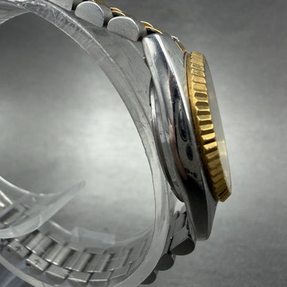 Seiko Watch Women 24mm Gold Dial Two Tone Daydate Round 7n83-0041 New Battery K43