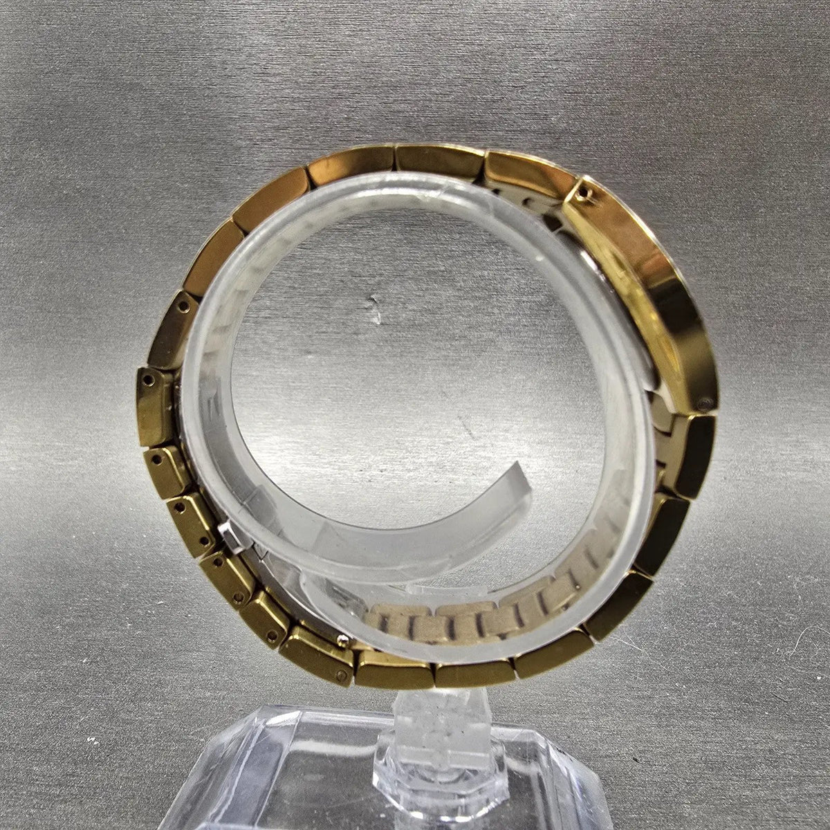Tissot Watch Women 23mm White Dial Gold Tone Round New Battery L520 Vintage8