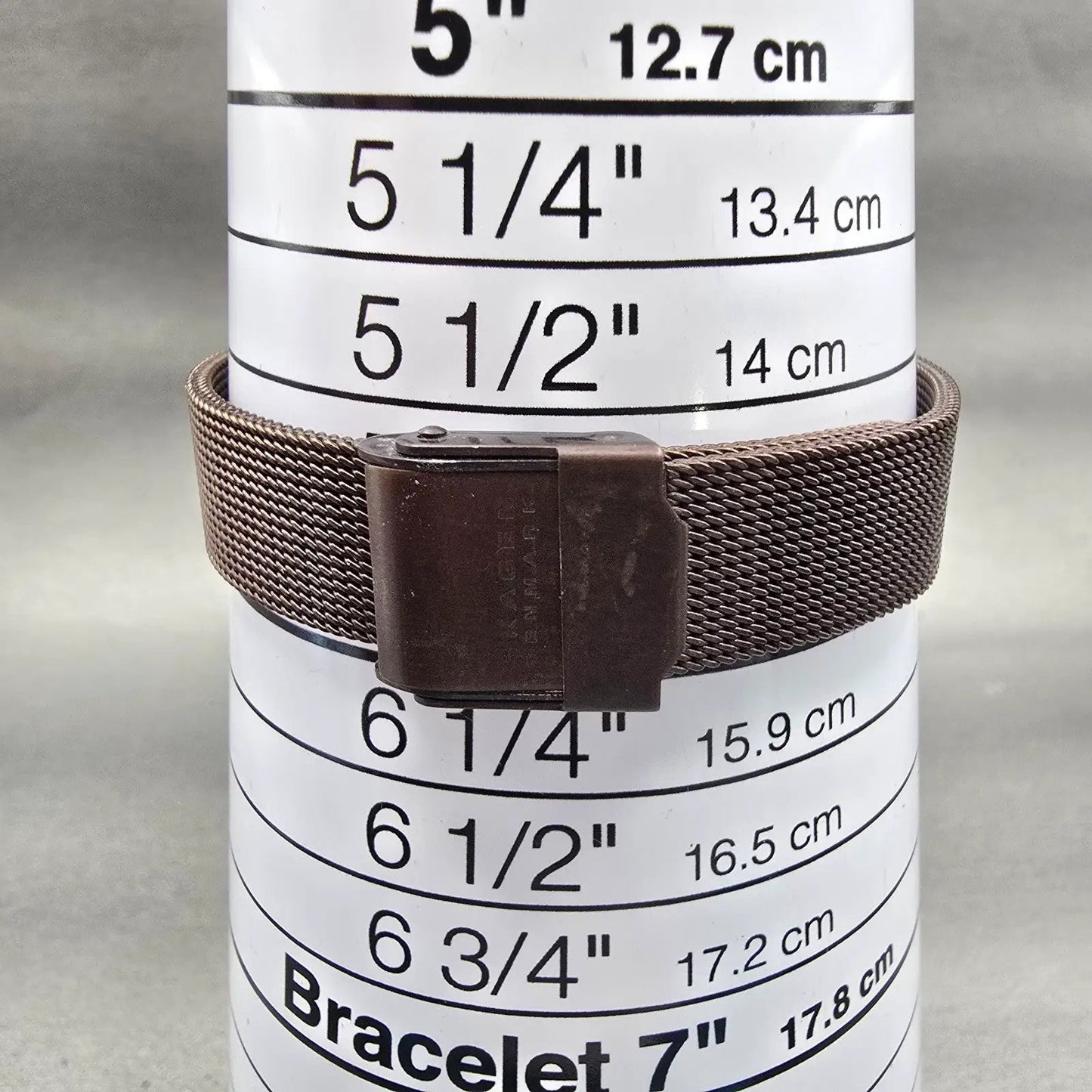 Skagen Denmark Watch Women 12mm White Dial Brown Tone Rectangle 382SSBRD New Bat9