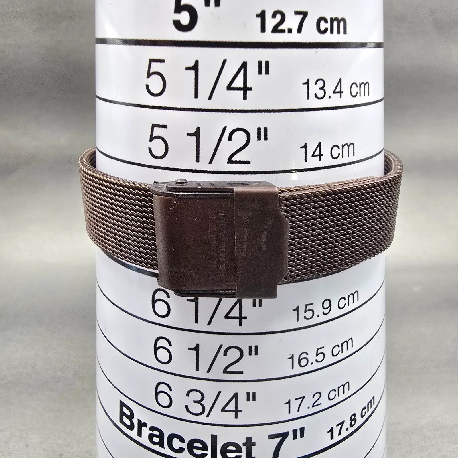 Skagen Denmark Watch Women 12mm White Dial Brown Tone Rectangle 382SSBRD New Bat9