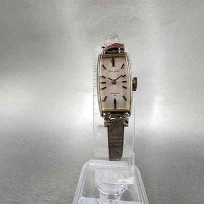 Seiko Fine Seiko Watch Women 12mm Silver Dial Silver Tone Manual 15203370 Runs5