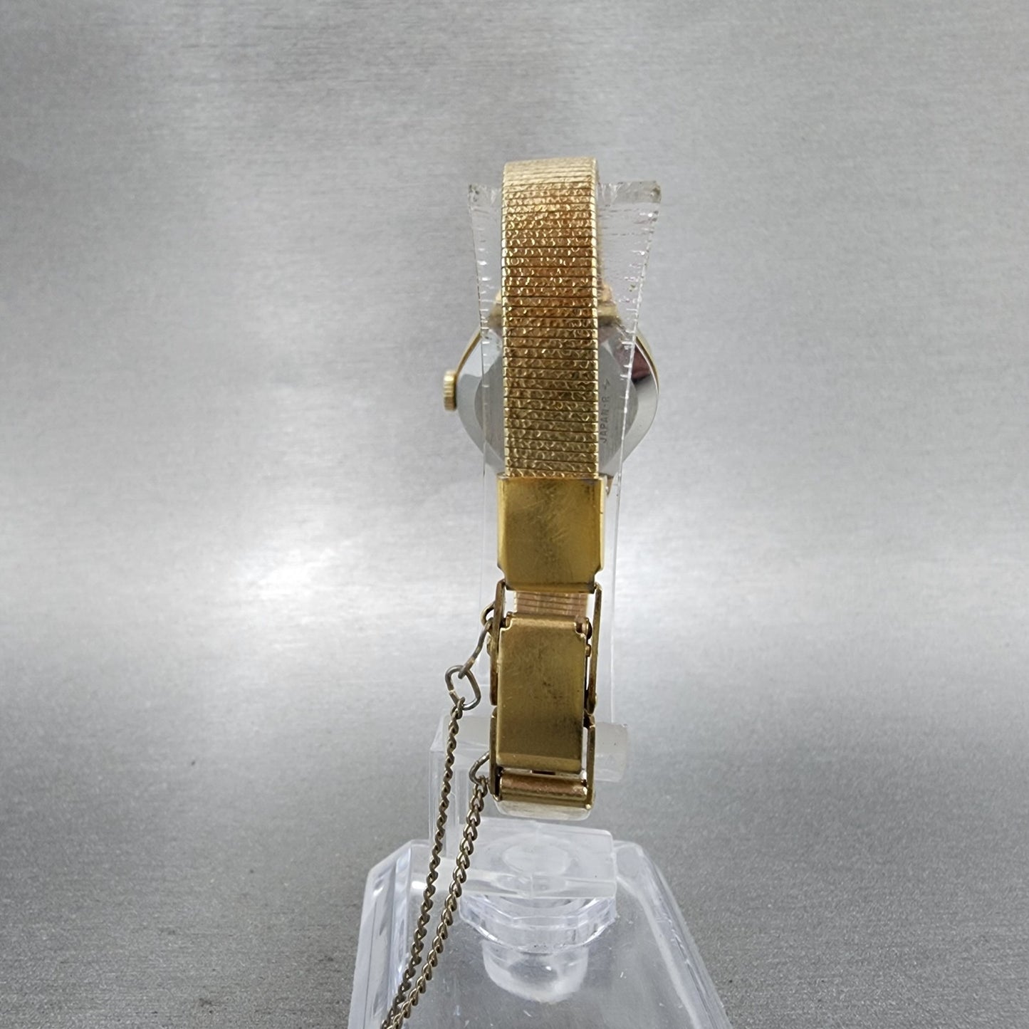 Seiko Watch Women 22mm Champagne Dial Gold Tone Oval Manual 11047140 Runs7