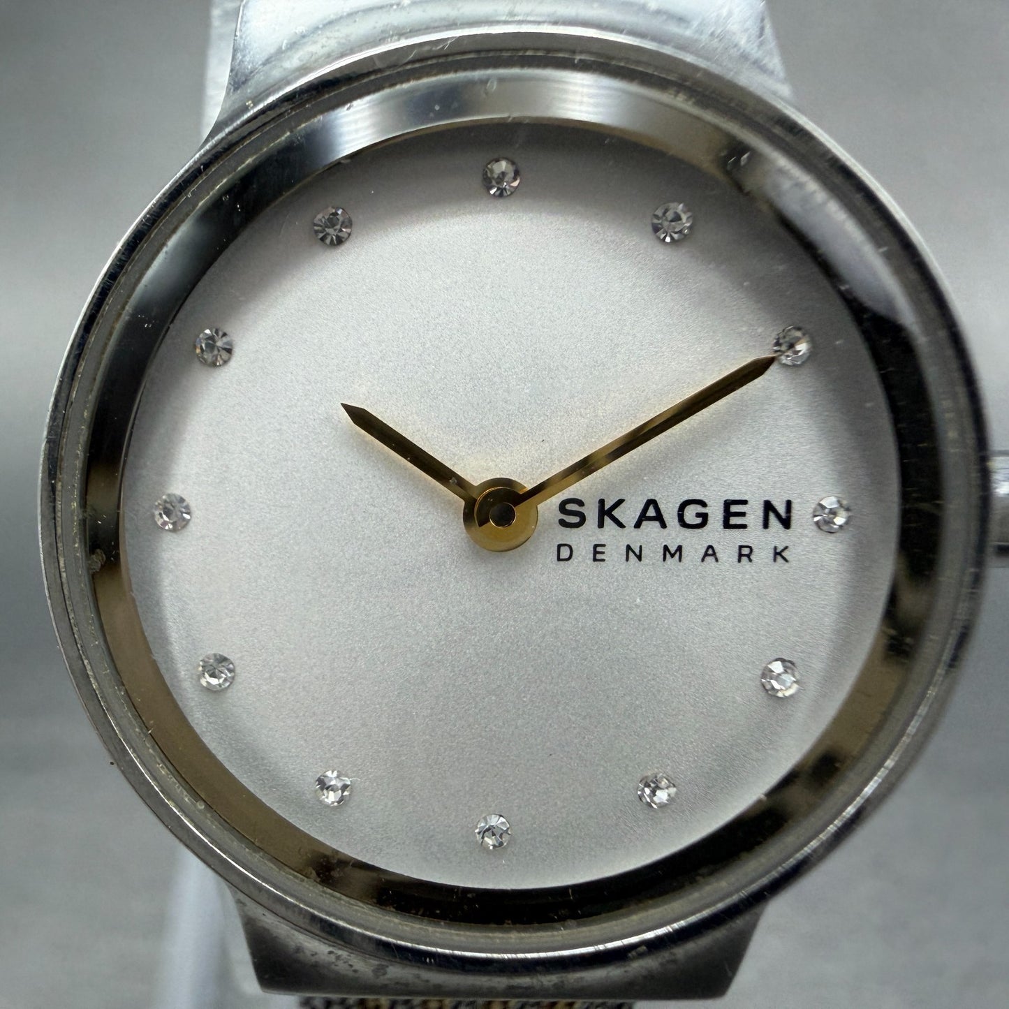 Skagen Freja Watch Women 26mm White Dial Two Tone Round SKW2698 New Battery1