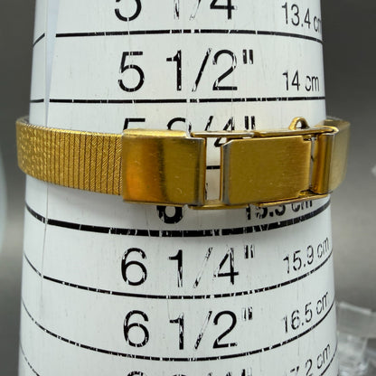 Citizen CQ Watch Women 19mm Champagne Dial Gold Tone Round 4031-S02295 New Batt10