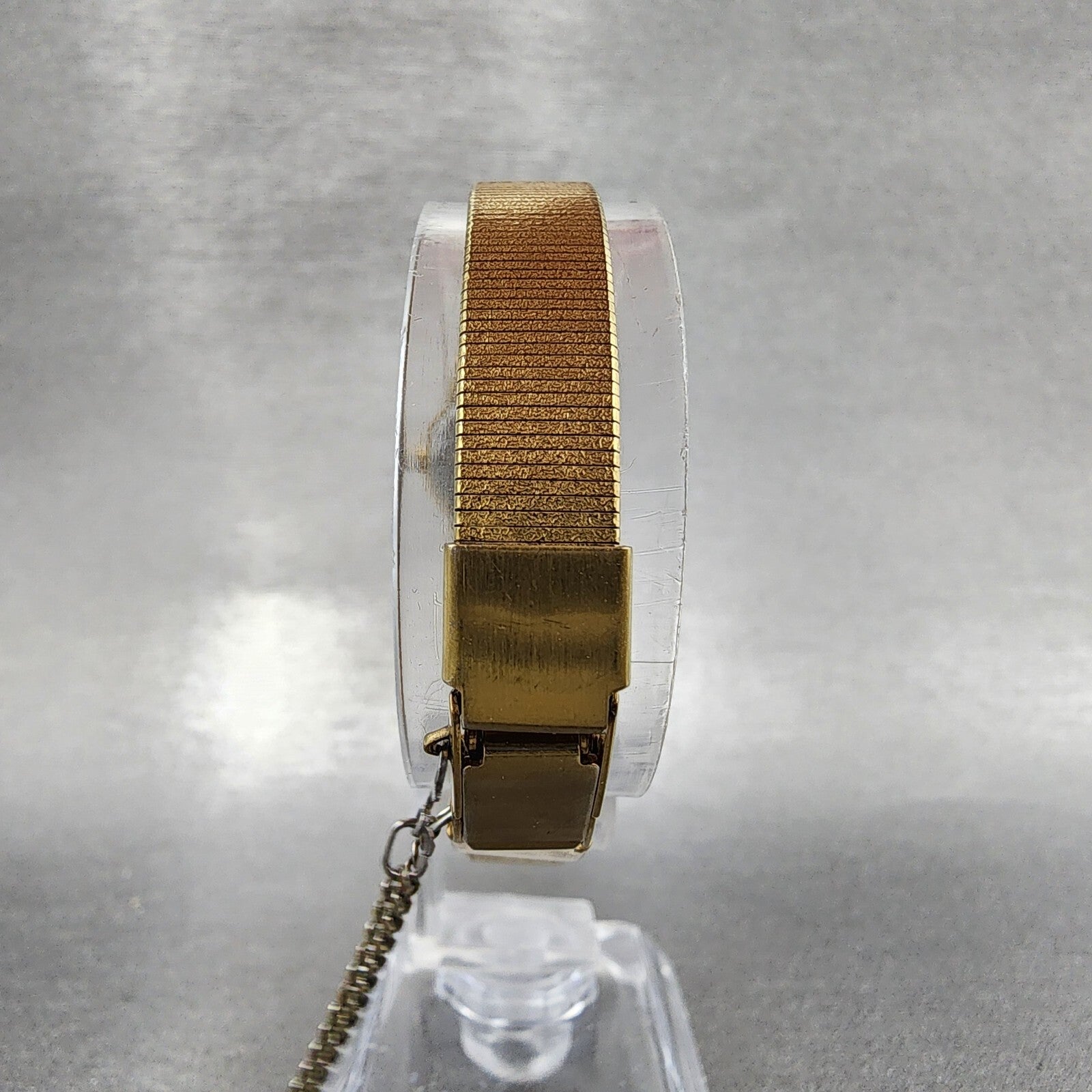 Seiko SX Watch Women 20mm Gold Dial Gold Tone Round 8Y210020 New Battery7