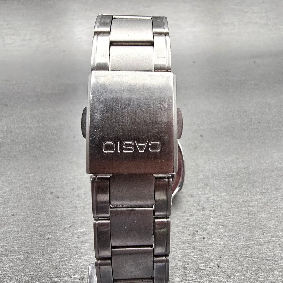 Casio Watch Men 40mm Blue Dial Silver Tone Date Round MTP-3036 New Battery7