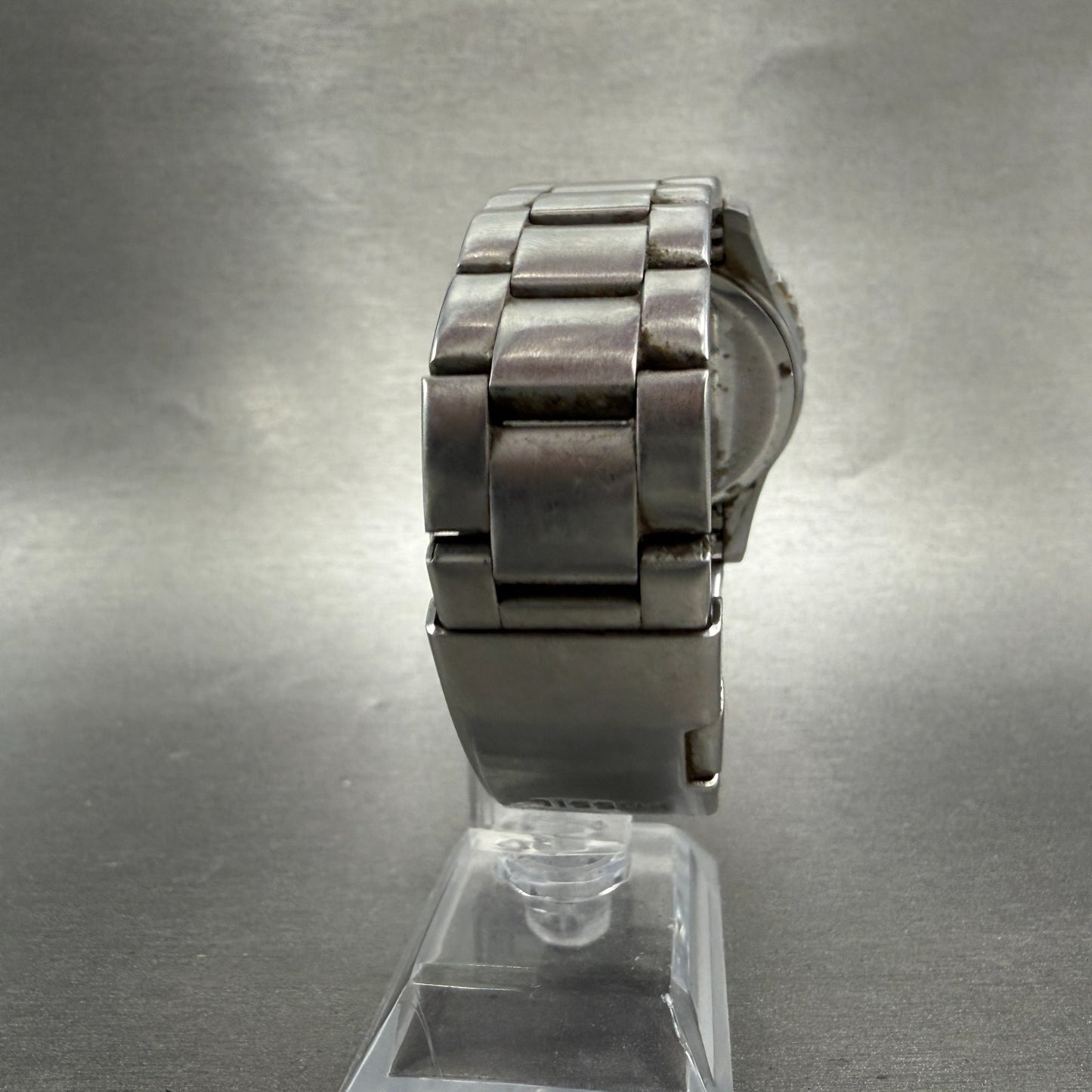 Fossil FB-01 Dive Watch Men 42mm Blue Dial Silver Tone Date FS5668 New Battery7