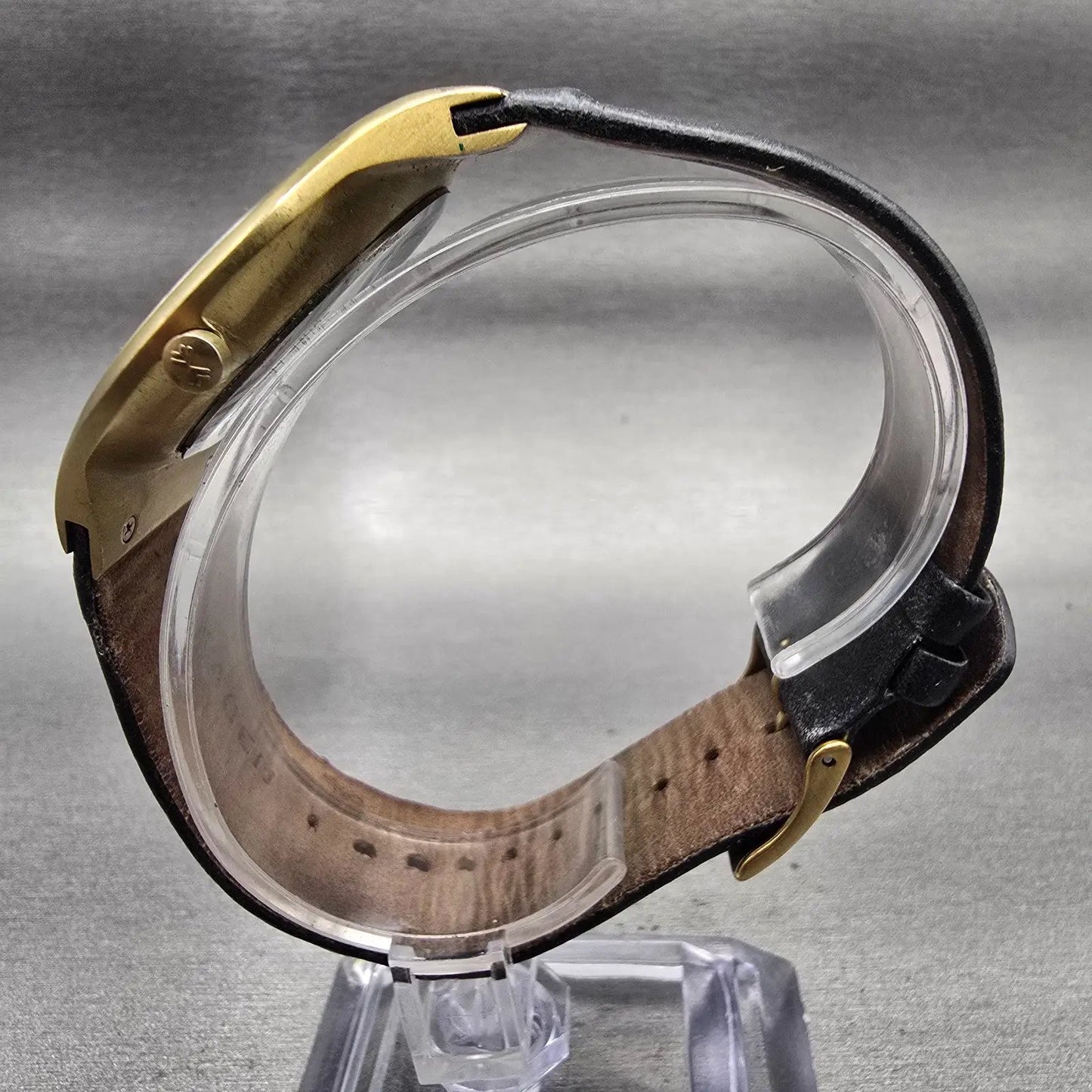Skagen Watch Men 41mm Black Dial Gold Tone Date Round SKW6145 New Battery6