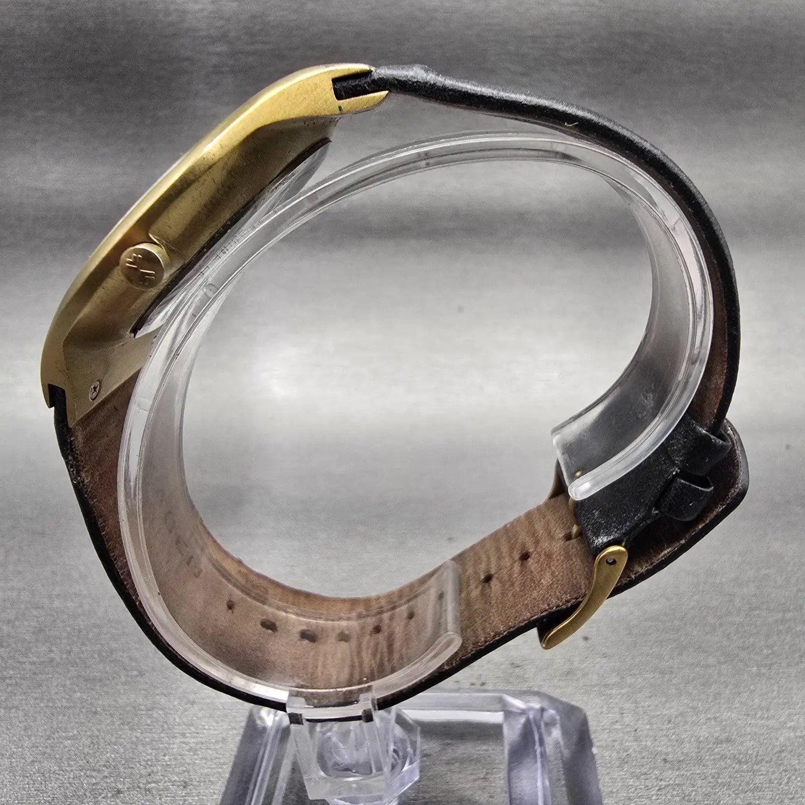 Skagen Watch Men 41mm Black Dial Gold Tone Date Round SKW6145 New Battery6