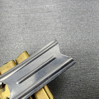 Longines Tank Watch Men 23mm Gold Dial Gold Tone Rectangle PARTS Vintage12