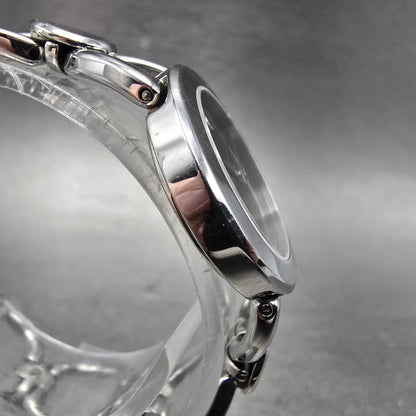 Movado Rondiro Watch Women 25mm Black Dial Steel 0605971 New Battery3