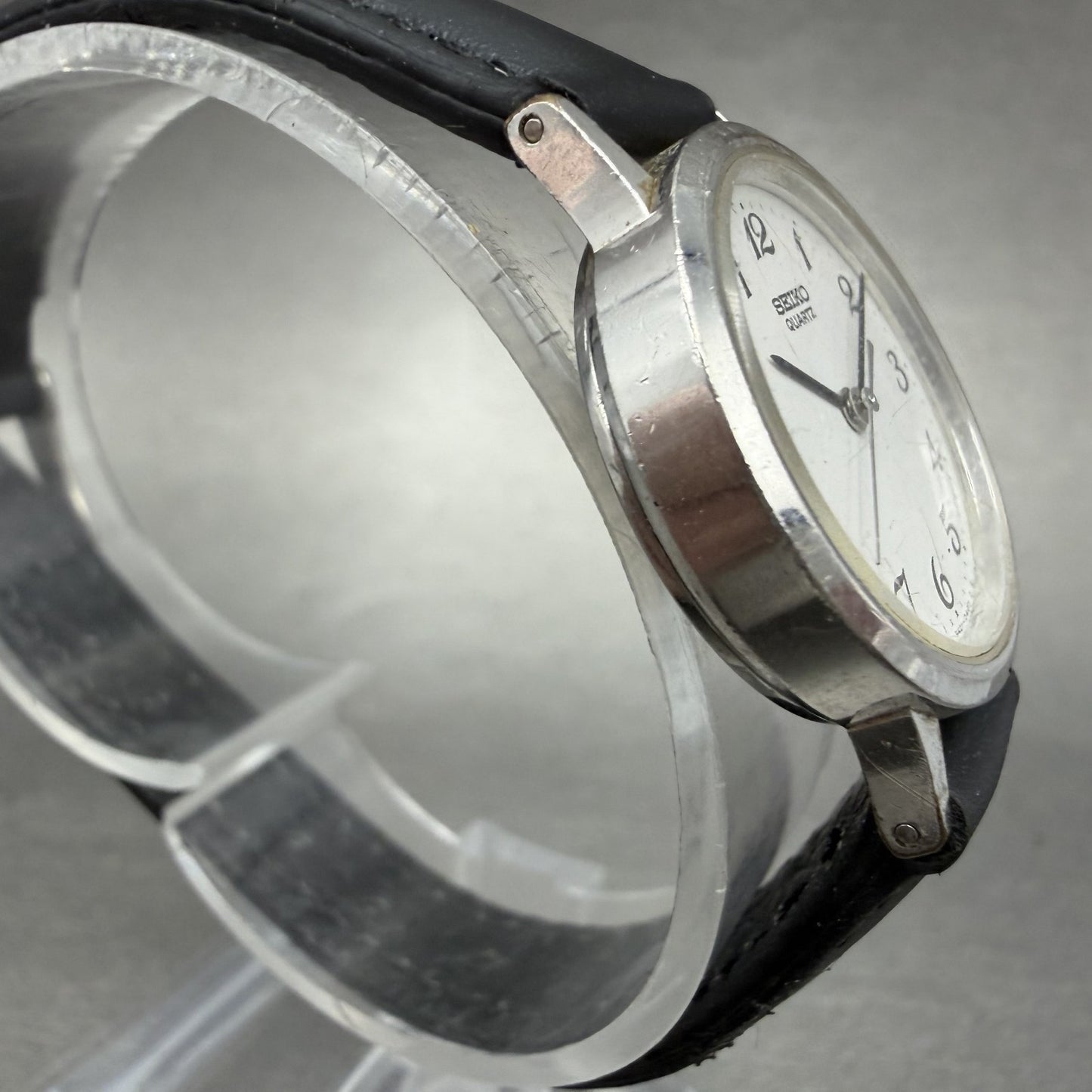 Seiko Watch Women 25mm White Dial Silver Tone Round 5421-0090 New Battery3