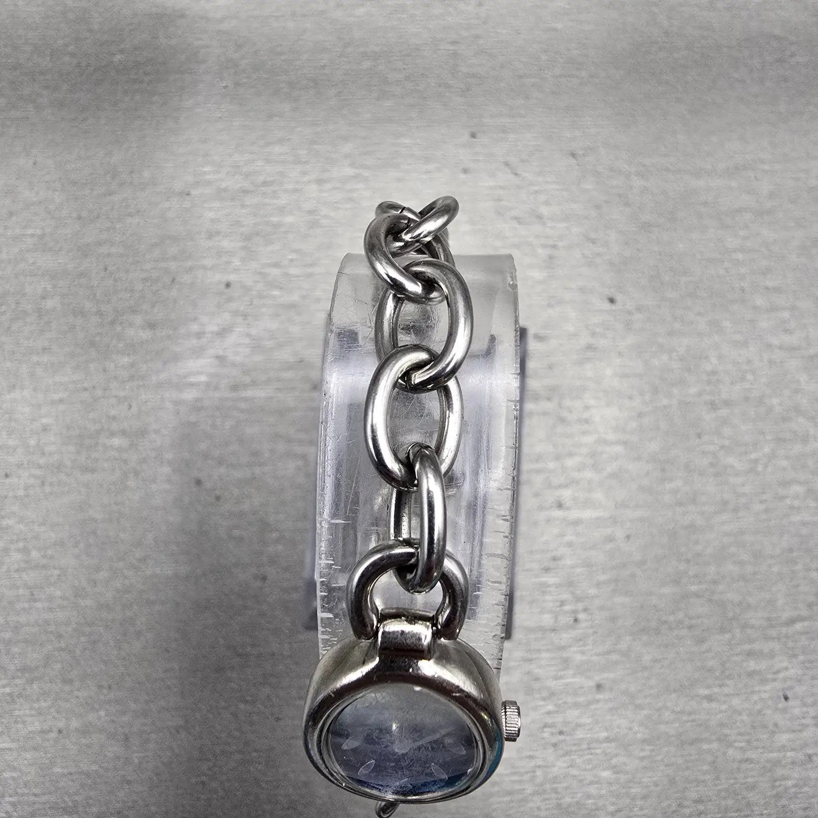 Citizen Watch Women 16mm Blue Dial Silver Tone Oval 5421-S011426 New Battery4